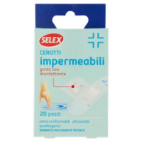 Selex Cerotti Antiacqua 2 Formati 20 Pezzi