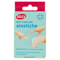 Selex Reti Tubolari Elastiche Per Dito/Mano/Gamba 3 Formati 3 Pezzi