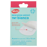 Selex Cerotti Tnt Bianco 7,5x10 Cm 4 Pezzi