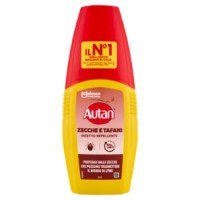 Autan Zecche e Tafani Vapo, Spray Anti Zecche e Tafani, Insetto Repellente, 1 Flacone Da 100 Ml