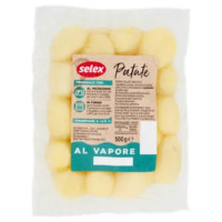 Selex Patate Tonde Pulite, Precotte e Pronte Da Cucinare 500 g