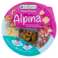 OrtoRomi Pausa Pranzo Alpina Con Speck, Noci e "Grana Padano D.O.P." 140 g + 12 g Di Condimento