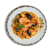 Paella Pollo E Pesce Da Banco