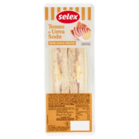 Selex Tramezzini Farciti Uova Sode, Maionese e Tonno 2x75 g