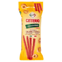 Citterio Gli Irresistibili Snack Bastoncini Di Salame & Taralli 45 g