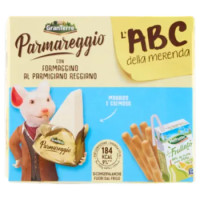Parmareggio L'ABC Della Merenda Con Formaggino Al Parmigiano Reggiano