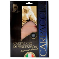 CARPACCIO DI PESCE SPADA LEGGERMENTE AFFUMICATO FISH&FINE GR.80
