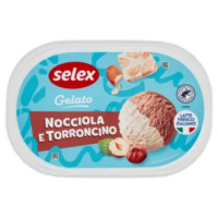 Selex Gelato Nocciola e Torroncini 500 g