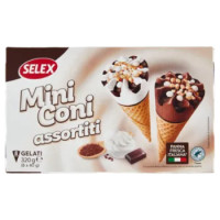 Selex 8 Miniconi Di Gelato Assortiti 320 g