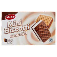 Selex 8 Minibiscotti Ripieni Di Gelato Assortiti 240 g