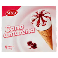 Selex 6 Coni Di Gelato Amarena 450 g