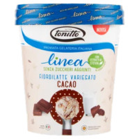 Linea Senza Zuccheri Aggiunti Gelato Fiordilatte variegato al Cacao
