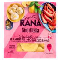 Giovanni Rana Giro D'Italia Ravioli Con Gamberi, Mozzarella e Scorza Di Limone Di Sorrento IGP 250 g