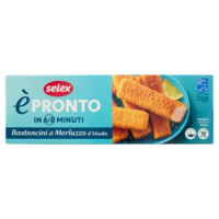 Selex è Pronto Bastoncini Di Merluzzo D'Alaska In Croccante Panatura Surgelati 18x25 g