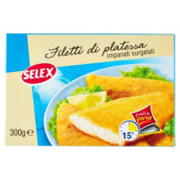 Selex Filetti Di Platessa Impanati Surgelati 300 g