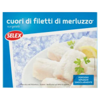 Selex Cuori Di Filetti Di Merluzzo Surgelati 400 g