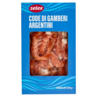 Selex Code Di Gamberi Argentini Surgelate 250 g