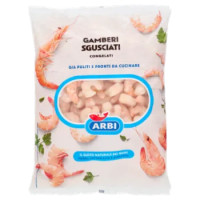 Arbi Gamberi Sgusciati Congelati 750 g