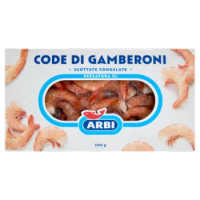 Arbi Code Di Gamberoni Scottate Congelate Pezzatura XL 200 g