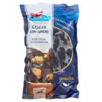 Arbi Cozze Con Guscio Cozze Cilene Cotte Congelate 500 g