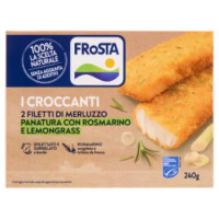 Frosta I Croccanti 2 Filetti Di Merluzzo Panatura Con Rosmarino E Lemongrass 240 G