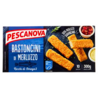 Pescanova Bastoncini Di Merluzzo Impanati e Surgelati 300 g