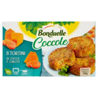 Bonduelle Coccole 8 Tortini Di Zucca e Carote Surgelato 300 g
