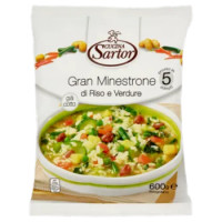Sartor, Gran minestrone di riso e verdure surgelato