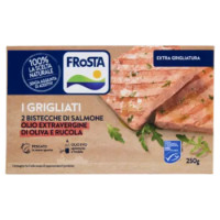 Frosta I Grigliati 2 Bistecche Di Salmone Olio Extravergine Di Oliva E Rucola 250 G