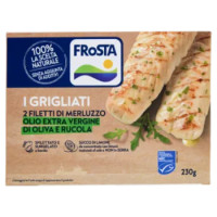 Frosta I Grigliati 2 Filetti Di Merluzzo Olio Extra Vergine Di Oliva Rucola 230 G