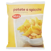 Selex Patate a Spicchi Prefritte Surgelate 600 g