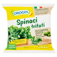 Orogel Spinaci Tritati In Comode Gocce Surgelati 450 g