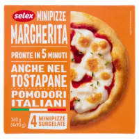 Selex Minipizze Margherita Surgelate 4x90 g