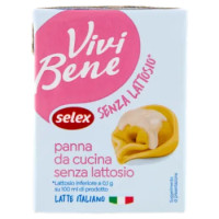 Selex Vivi Bene Panna Da Cucina Uht Senza Lattosio 200 Ml