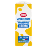 Selex Latte Uht Microfiltrato Parzialmente Scremato 1 L