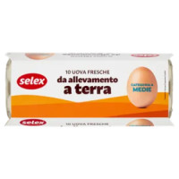 Selex 10 Uova Fresche Medie Da Allevamento a Terra Categoria A