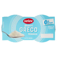 Selex Yogurt Greco 0% Grassi Bianco 2x150 g