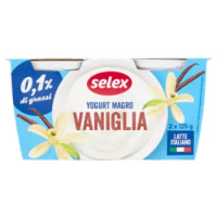 Selex Yogurt Magro Vaniglia 2x125 g