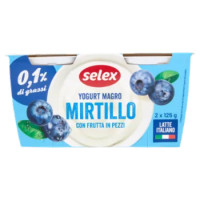Selex Yogurt Magro Mirtillo 2x125 g