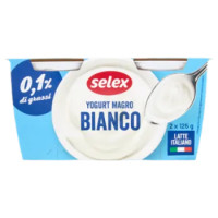 Selex Yogurt Magro Bianco 2x125 g