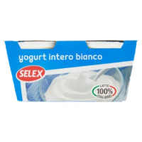 Selex Yogurt Intero Bianco 2x125 g