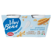 Selex Vivi Bene Yogurt Con Bifidus Bianco e Cereali 2x125 g