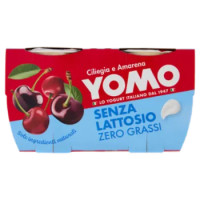 Yomo Senza Lattosio Zero Grassi Ciliegia e Amarena 2 x 125 g