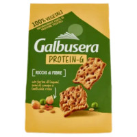 Galbusera Protein-G Cracker Con Farine Di Legumi, Semi Di Canapa e Lenticchie Rosse 200 g