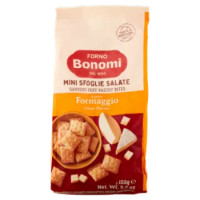 Forno Bonomi Mini Sfoglie Salate Al Gusto Formaggio 150 g