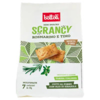 Bottoli Mini Snacks Scrancy Rosmarino e Timo 7 x 30 g