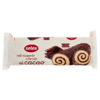 Selex Roll Ricoperto e Farcito Al Cacao 250 g