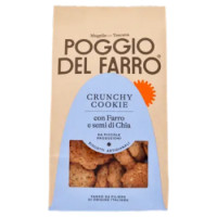 Poggio Del Farro Crunchy Cookie Con Farro e Semi Di Chia 200 g