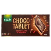 Gullón Choco Tablet Cioccolato Fondente 4 x 37,5 g