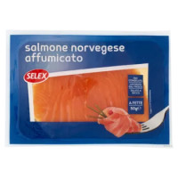 Selex Salmone Fresco Affumicato Norvegese a Fette Interfogliate 50 g